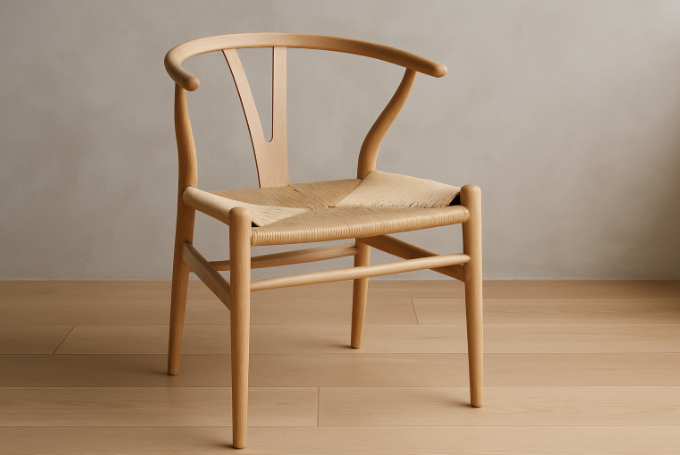Wishbone chair mit handgeflochtener sitzfläche: design, komfort und pflege