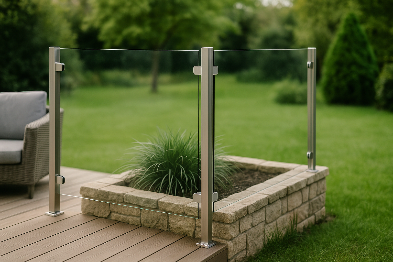 Glaszäune Für Terrasse Und Garten – Sicht Bewahren, Schutz Schaffen